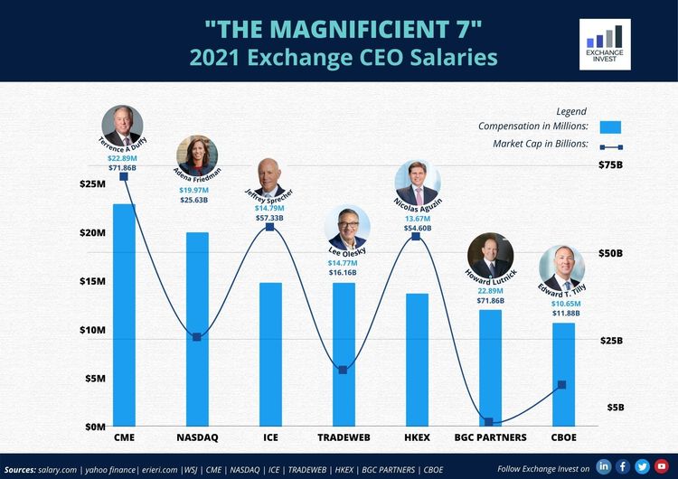 Exchange CEO Pay: The Magnificent 7